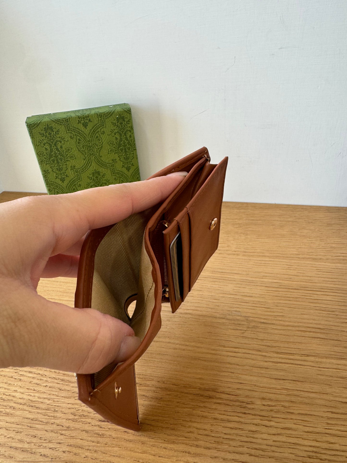 Mini portafoglio gg cuoio