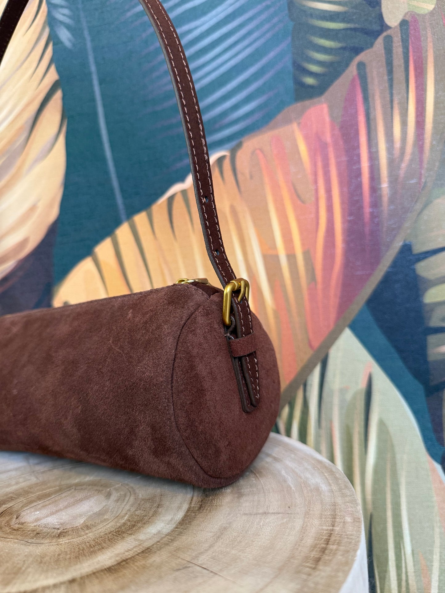 Borsa camoscio brown