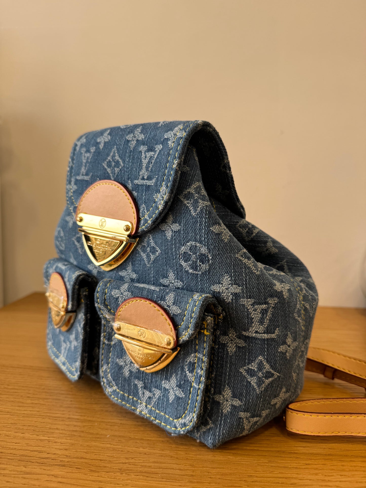 Mini zaino jeans vitty 20 cm