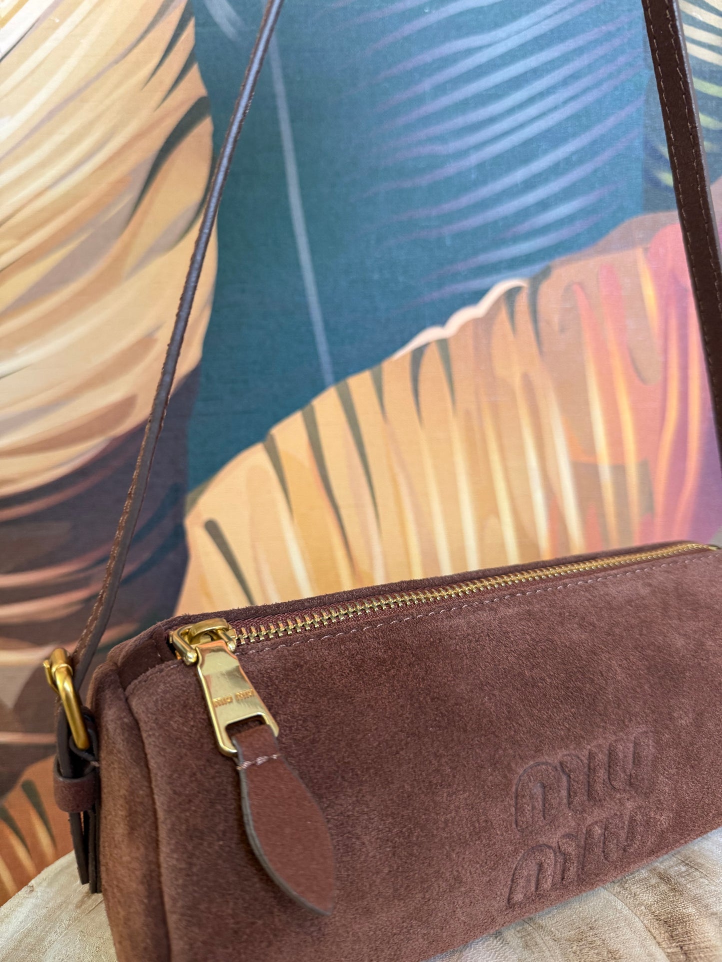 Borsa camoscio brown