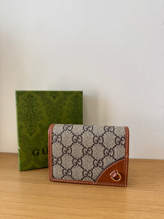 Mini portafoglio gg cuoio