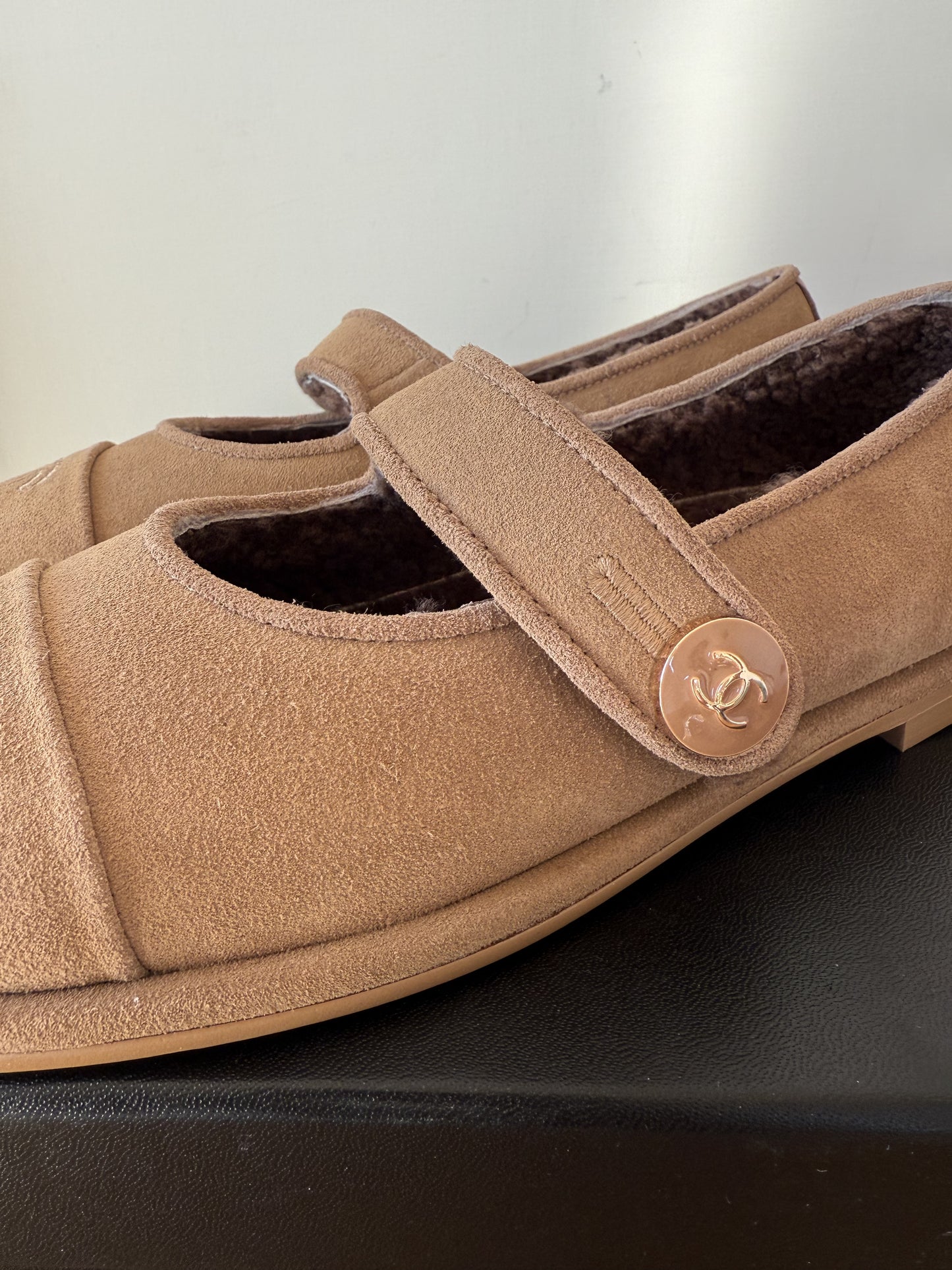 Mocassino in vero camoscio