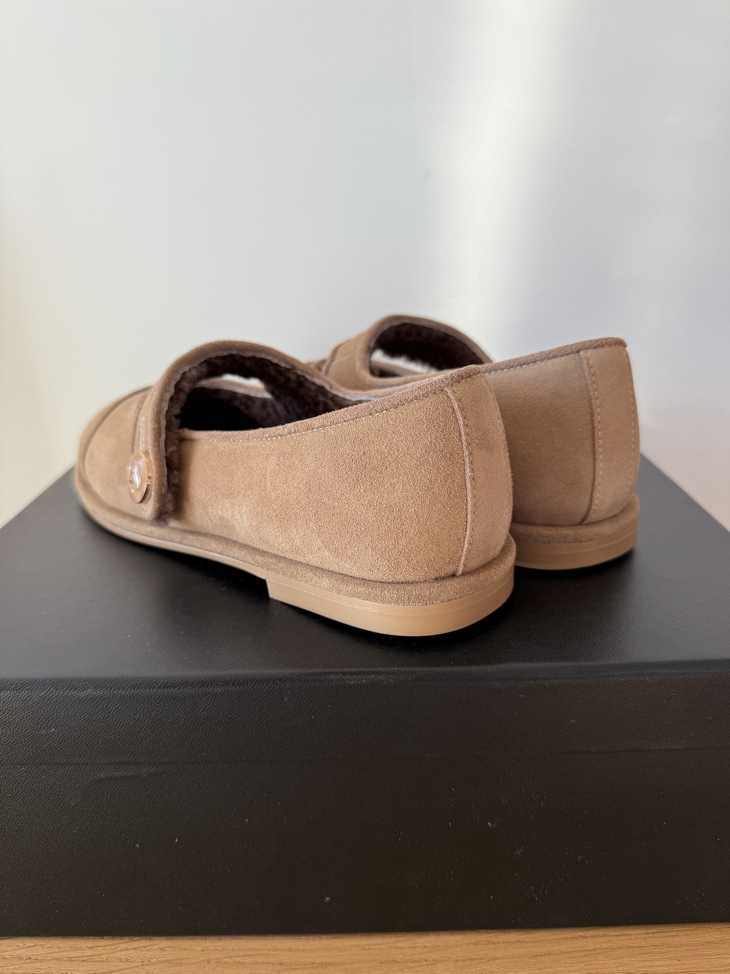 Mocassino in vero camoscio