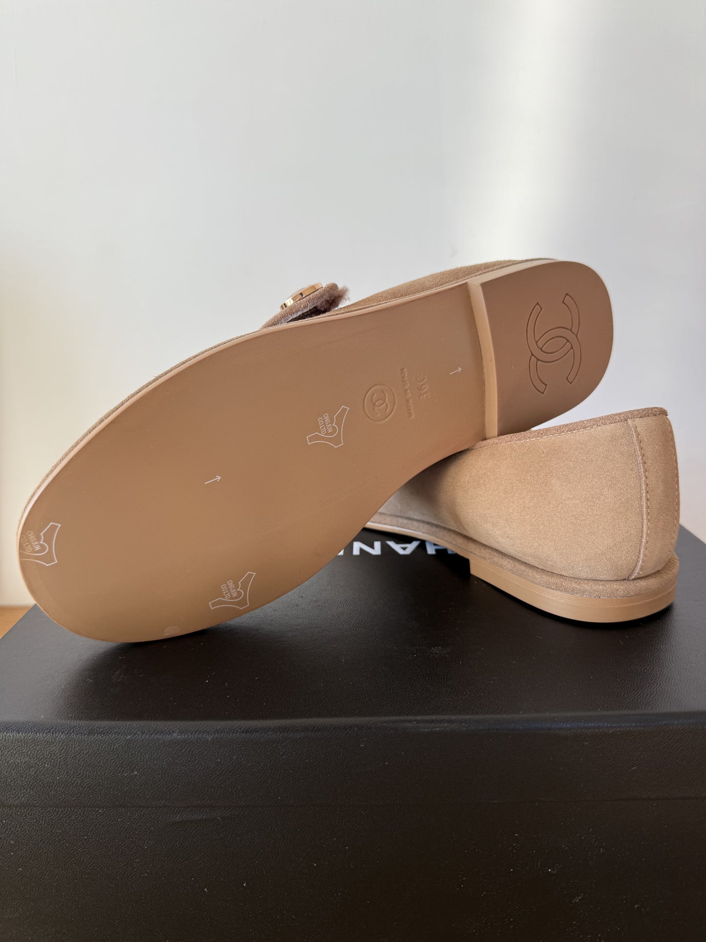 Mocassino in vero camoscio