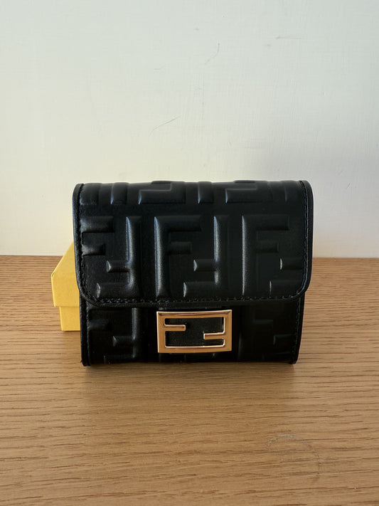 Portafoglio in ecopelle nero