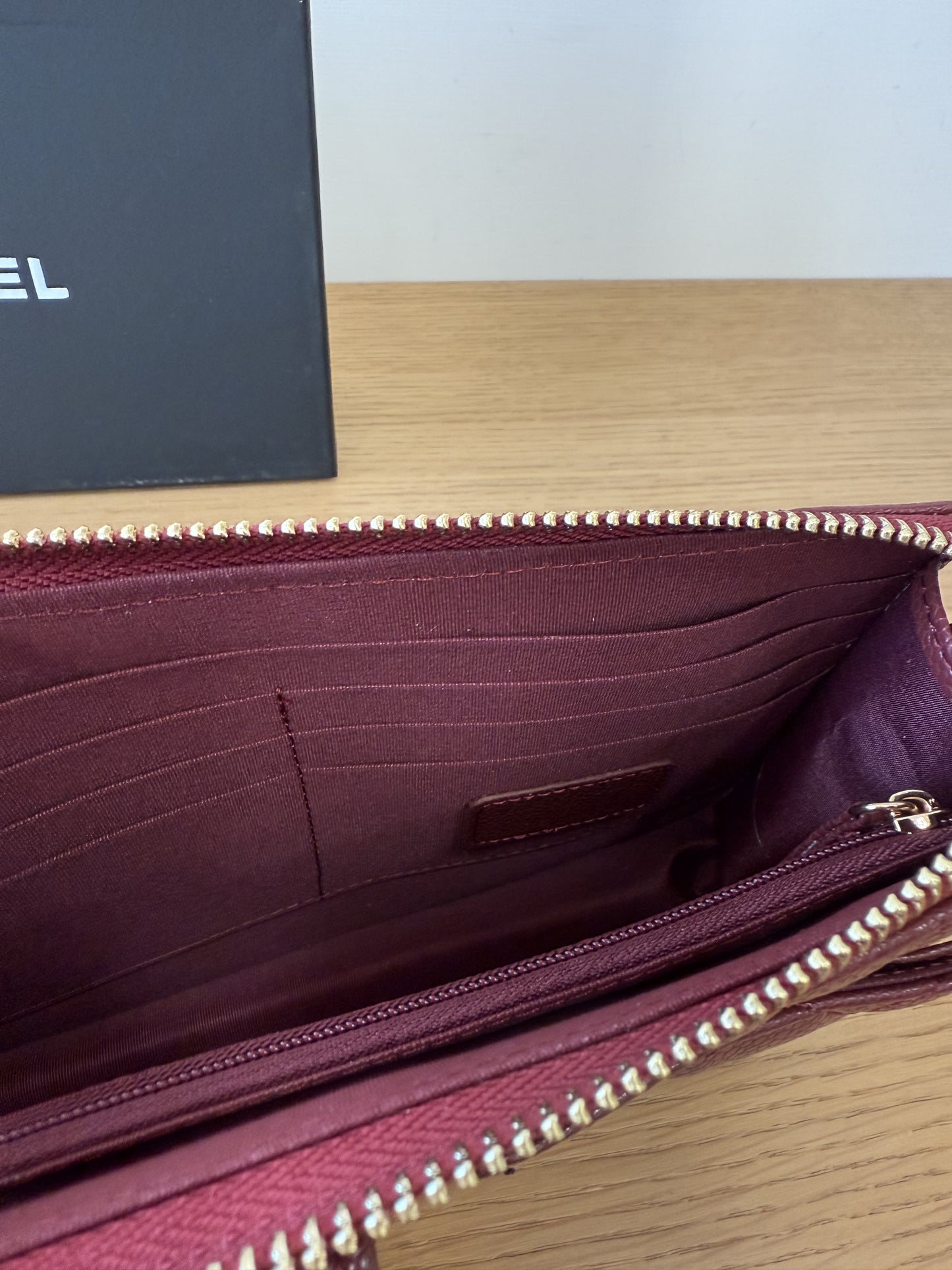 New pochette bordeaux 20 cm