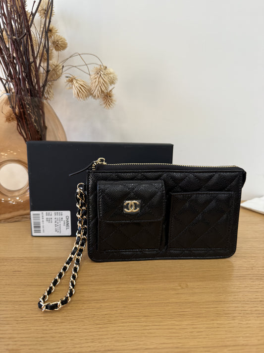 New pochette 20 cm black