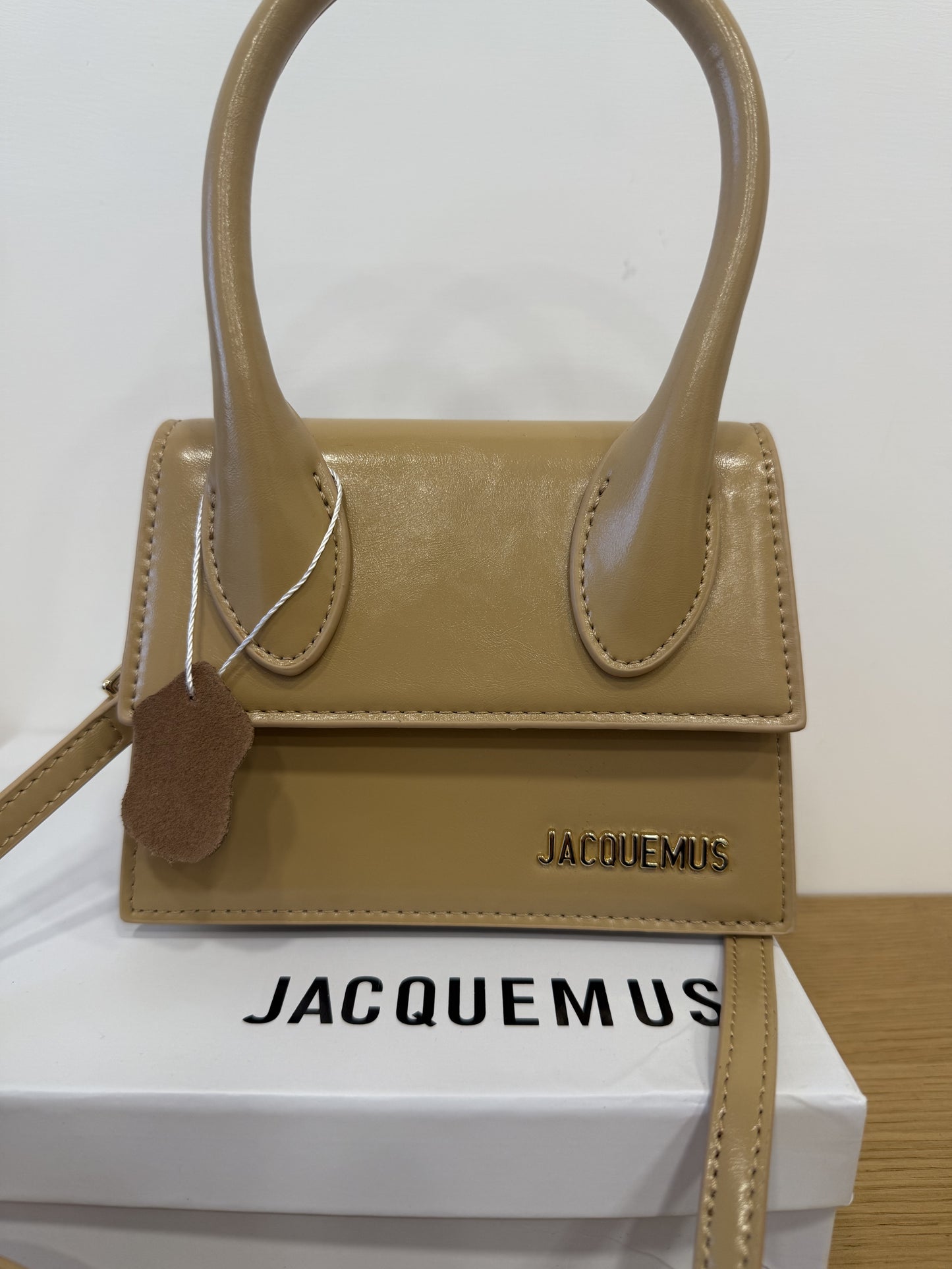 Borsa mini jacqui beige 18cm