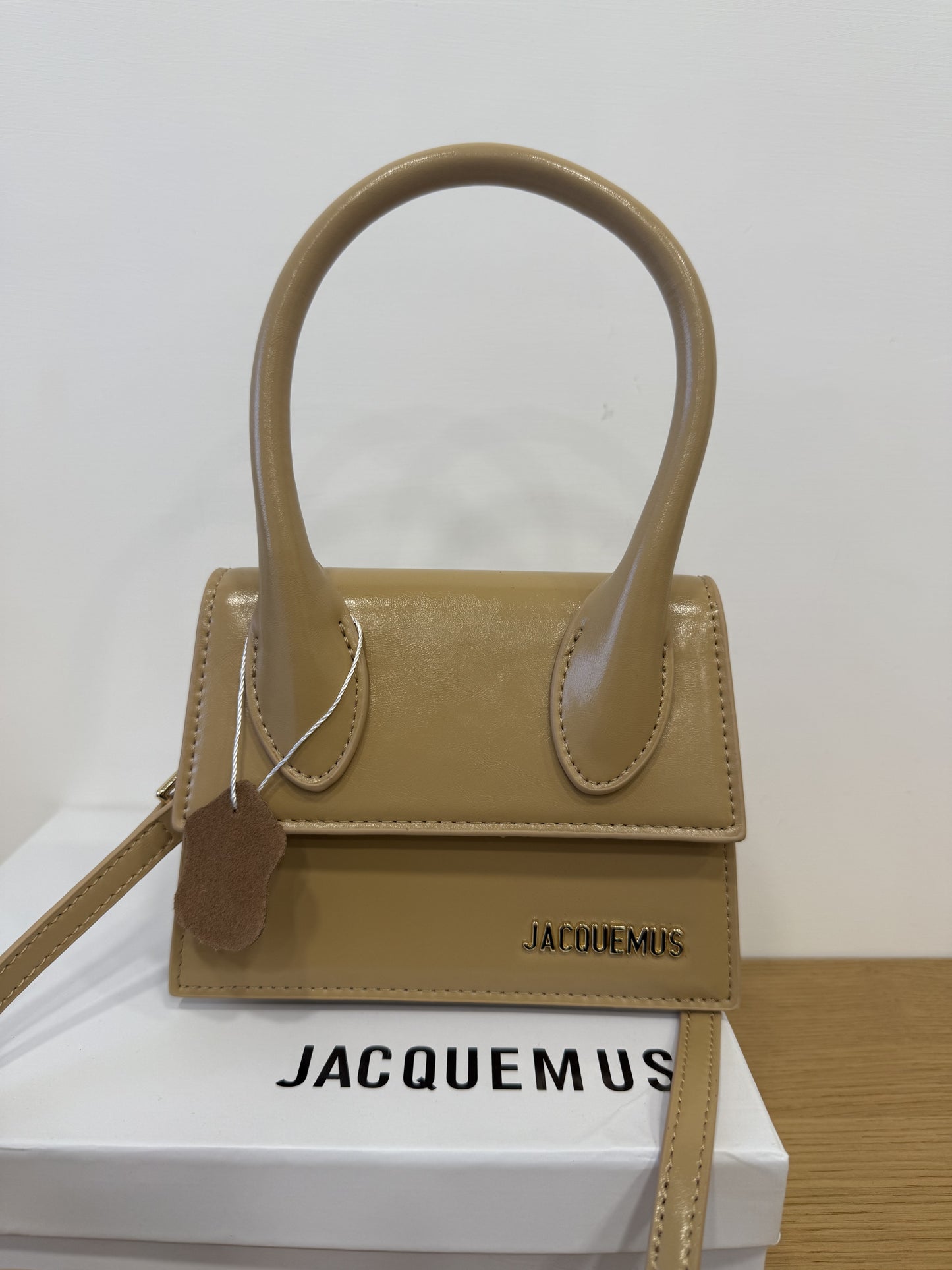 Borsa mini jacqui beige 18cm