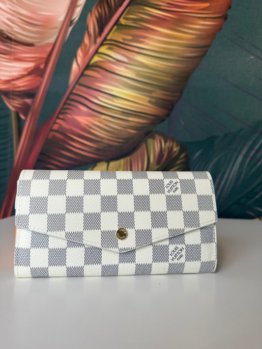 Portafoglio  damier white